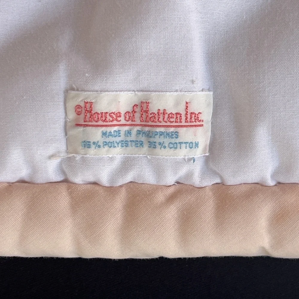 VTG House of Hatten Pastel Baby Quilt Blanket Animals 46x35 Nursery EUC